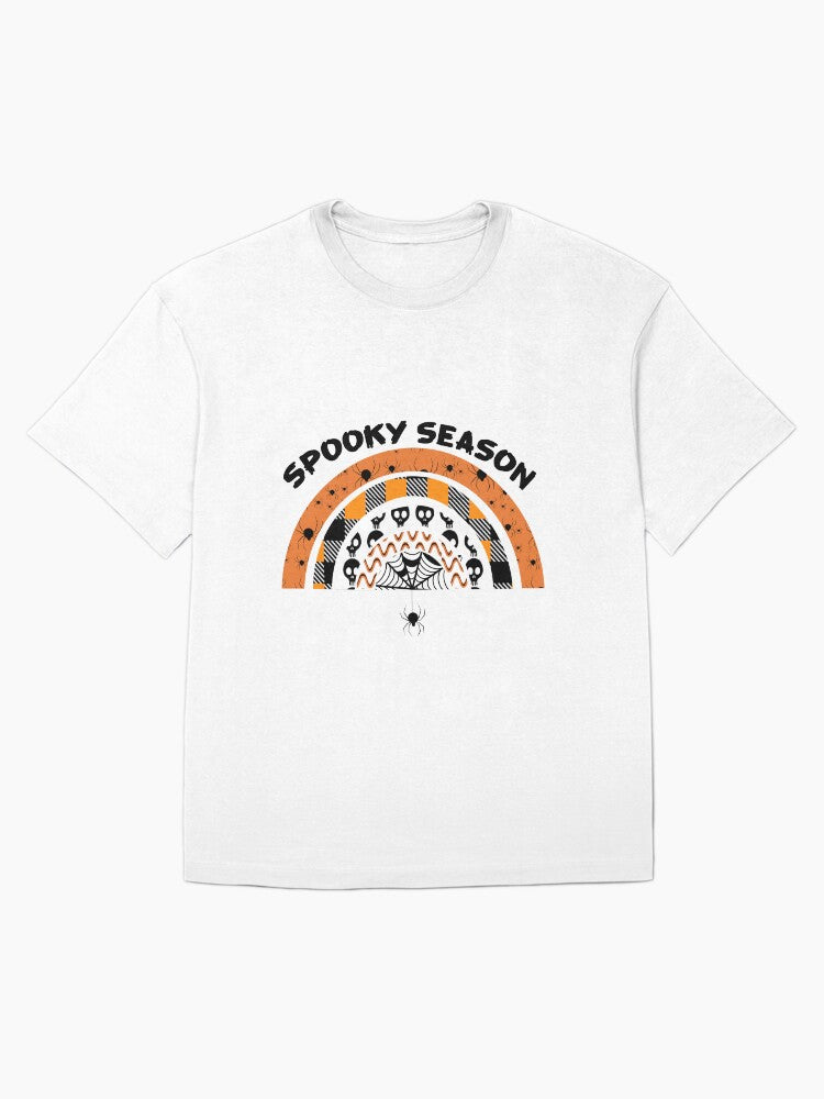 Retro Halloween Design Spooky Season Oversized T Shirt