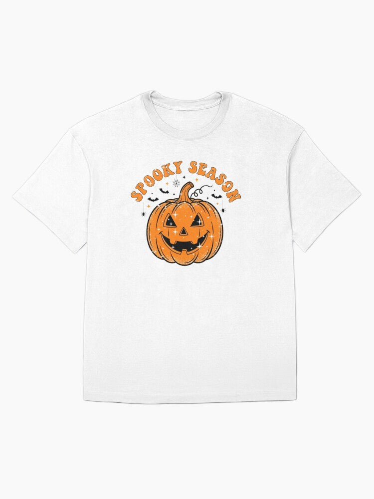 Spooky Season Jack O Lantern Oversized T Shirt