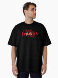 I love books and candy funny quote Oversized T Shirt T Shirt Trending 2025 Streetwear Essential