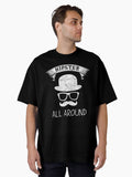Hipster All Around Beard Gift For Men Oversized Shirt T Shirt Gift Ready