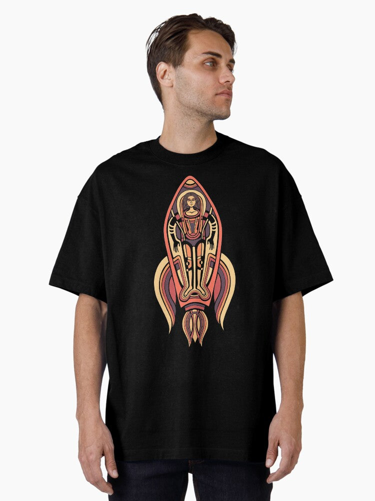 Spacegirl Oversized T-Shirt | Premium Unisex T-Shirt, Trending Graphic Tee