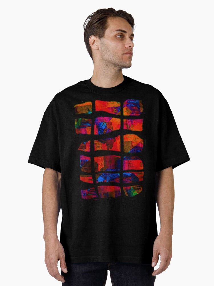 Art Spots IV Abstract Oversized Shirt T Shirt Clean Design
