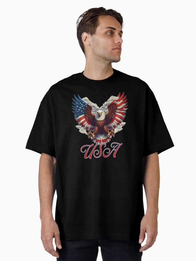 AMERICAN EAGLE III Oversized Shirt T Shirt Gift Ready