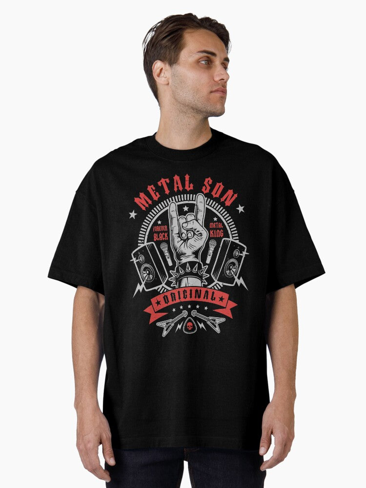 Metal Son Oversized Shirt T Shirt Minimal Style