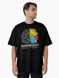 Celebrate NeurodiverCelebrate Neurodiversity Neurodiversity celebrate the spectrum Rainbow Women Men Girl sity, Neurodiversity celebrate the spectrum Rainbow Women Men Girl Oversized T-Shirt