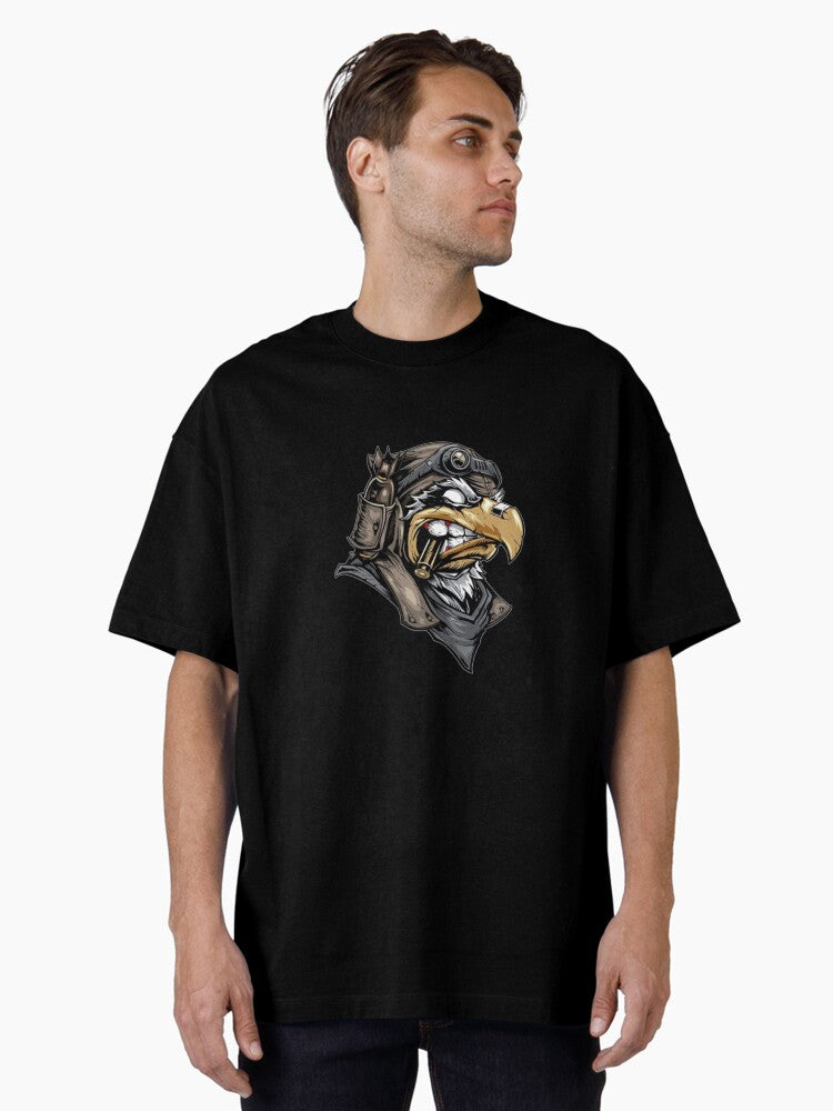 Captain Eagle Oversized Shirt T Shirt Everyday Wear