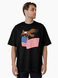 bald eagle National animal of the United States Oversized Shirt T Shirt Premium Quality