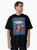 Nostalgic Y2K Vibes Aesthetic Oversized T-Shirt | Premium Unisex T-Shirt, Trending Graphic Tee