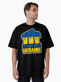 I Stand With Ukraine Oversized Shirt T Shirt Clean Design