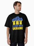 I Stand With Ukraine Oversized Shirt T Shirt Gift Ready