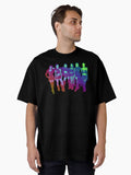 Psychedelic Gnarly Katseye Shirt Oversized T-Shirt