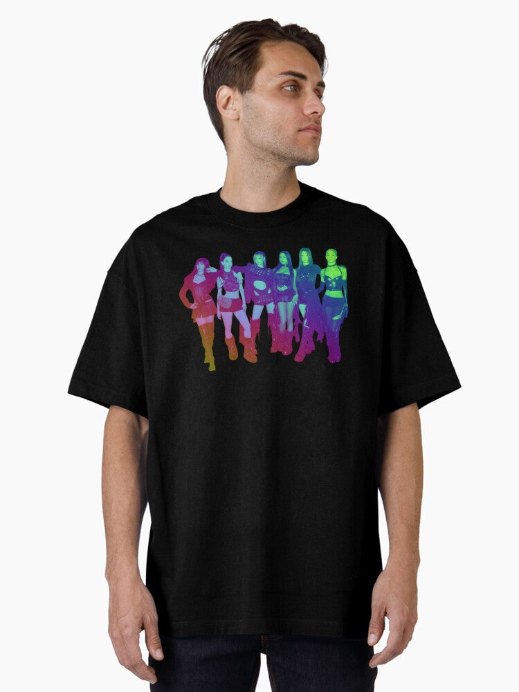 Psychedelic Gnarly Katseye Shirt Oversized T-Shirt