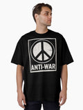 Anti War Oversized Shirt T Shirt Clean Design