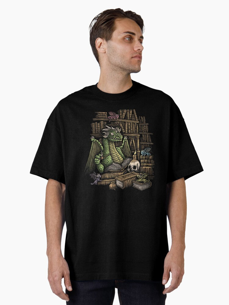 Book Wyrm Oversized T Shirt T Shirt Trending 2025 Fan Favorite