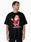 Creative Santa Claus Oversized T Shirt T Shirt Streetwear Style Gift Ready