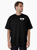 Smile with Sunglasses Oversized Shirt T Shirt Clean Design
