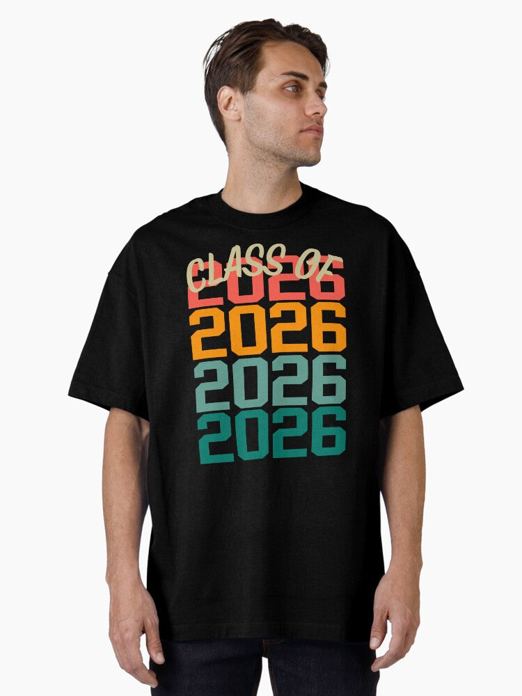 Back to school class of 2026 seniors senior first day of school 2025 Oversized T Shirt T Shirt High Search Demand