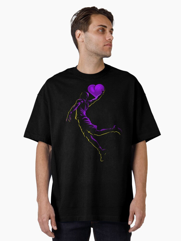 Jump To Victory Love Oversized T-shirt | Trendy Graphic Tee | Casual Unisex T-shirt