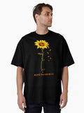 Sunflower You Are My Sunshine ADHD Awareness Oversized T-Shirt