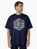 Retro Pew Pew Oversized T-Shirt | Premium Unisex T-Shirt, Trending Graphic Tee