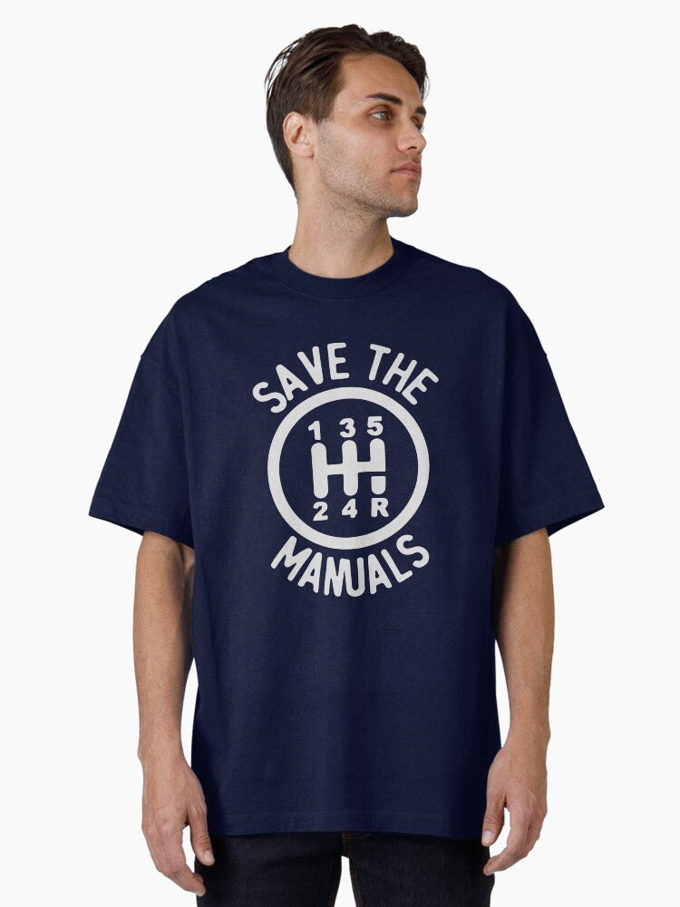 Save the manuals gift for a mechanic Oversized T Shirt T Shirt Viral TikTok Fan Favorite