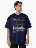 Die Hard YippeeKiYay Ugly Christmas Sweater Oversized TShirt T-Shirt | Cute Festive Style | Trending Festive Apparel