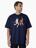 Whizzer and Marvin playing tennis Oversized T Shirt T Shirt Generic Icon Style