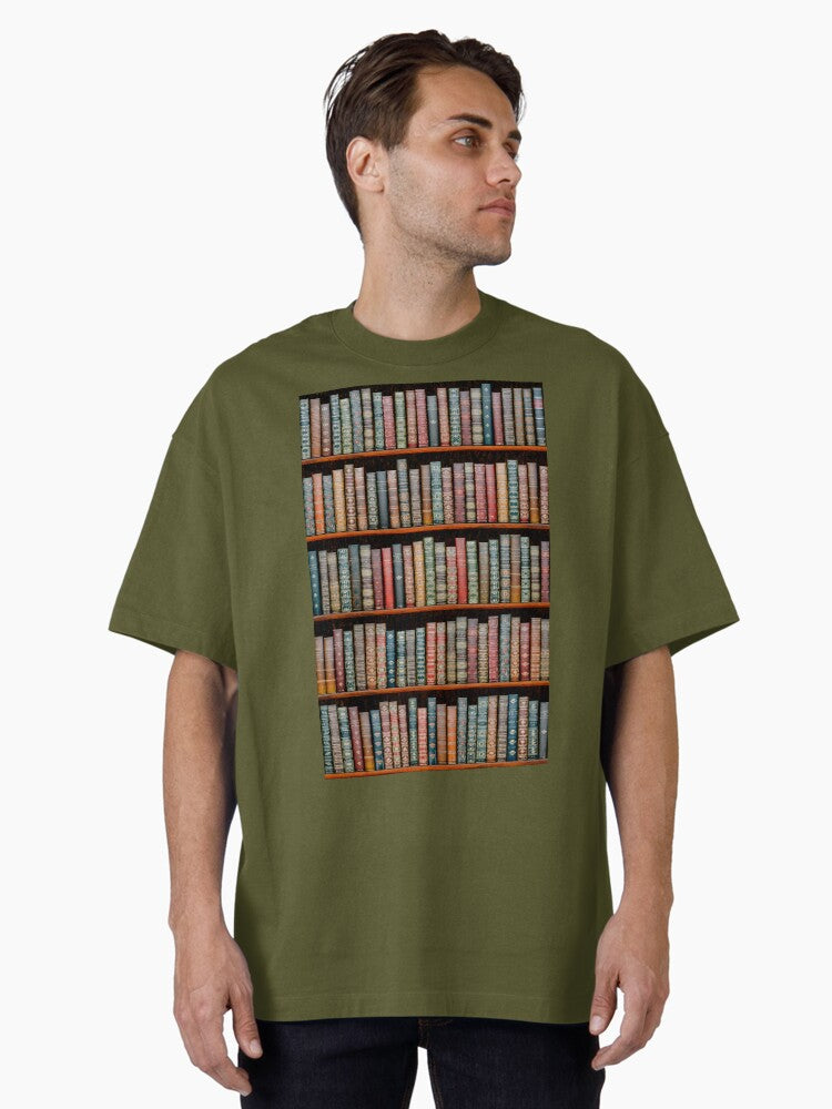 The Library Oversized T Shirt T Shirt Viral US Style Daily Comfort