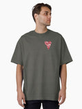 Two Sizes Too Small Grinch Heart Oversized T Shirt T Shirt Holiday Trending Christmas Season Pick