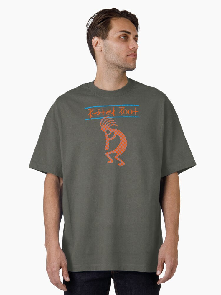 Rusted Root Kokopelli Oversized T Shirt T Shirt Minimal Artwork