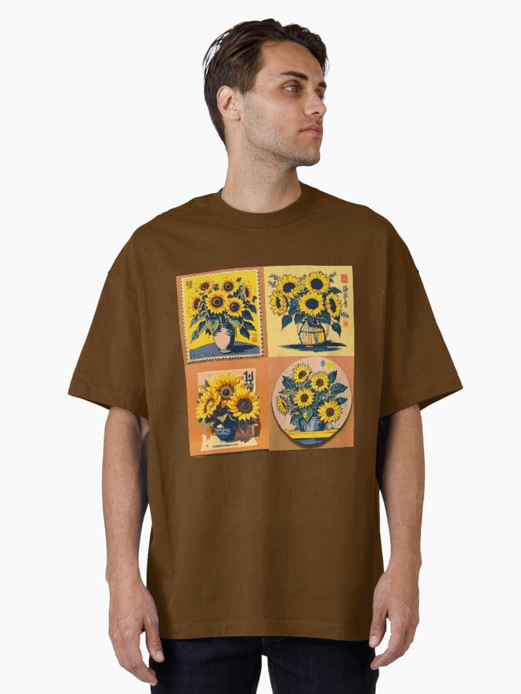 Vase Sunflowers bulk Oversized T Shirt T Shirt Premium Print