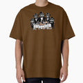 La Familia – Mafia Cats Dinner Oversized T-Shirt by Closeddog