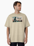 Space Age Explorer Oversized T-Shirt | Premium Unisex T-Shirt, Trending Graphic Tee