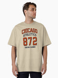 City Athletics 872 City Il For 872 Area Code Oversized T Shirt T Shirt Gift Ready