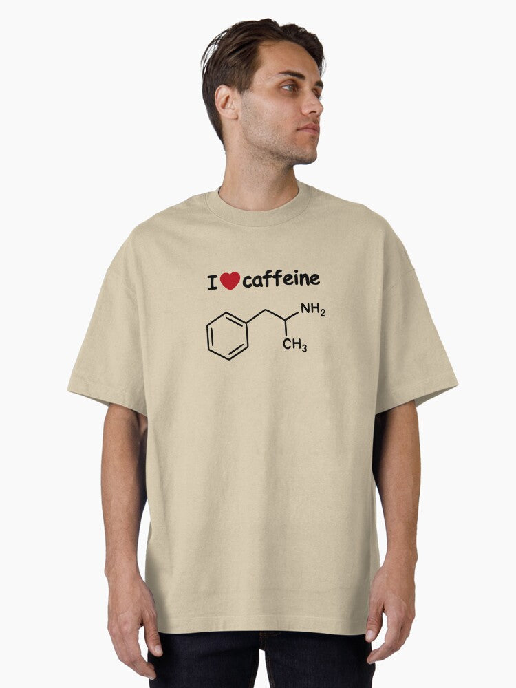 I <3 caffeine Oversized T-Shirt