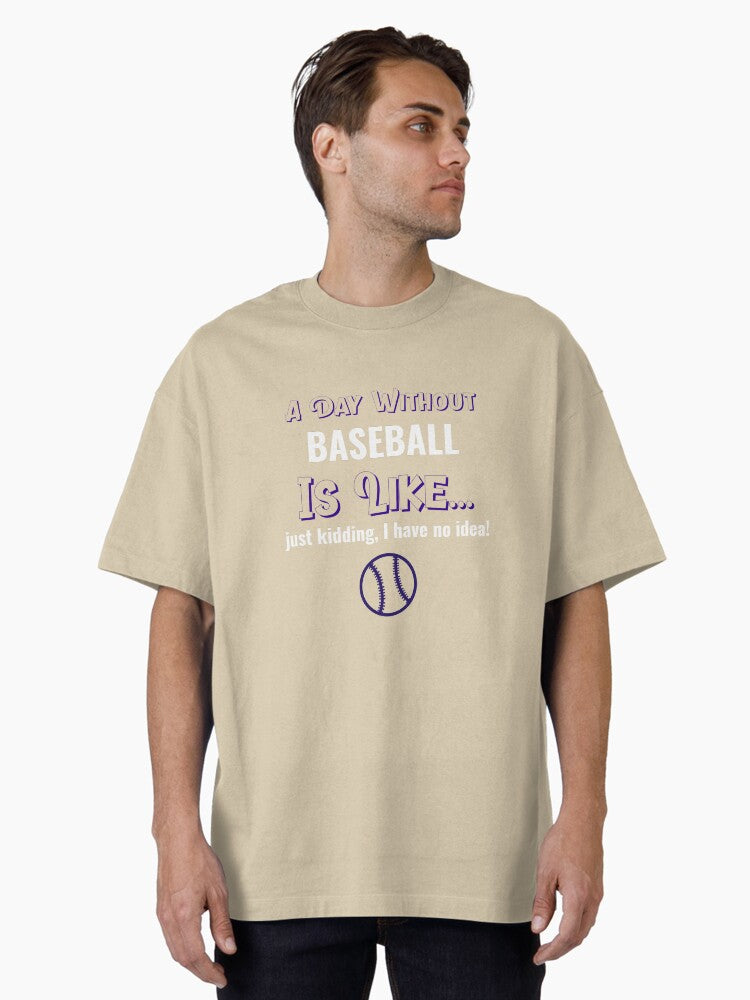 Softball crazy sport enthusiast Oversized T Shirt T Shirt Comfort Fit Fan Favorite