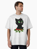 Hollyleaf Icon Oversized T-shirt | Trendy Graphic Tee | Casual Unisex T-shirt