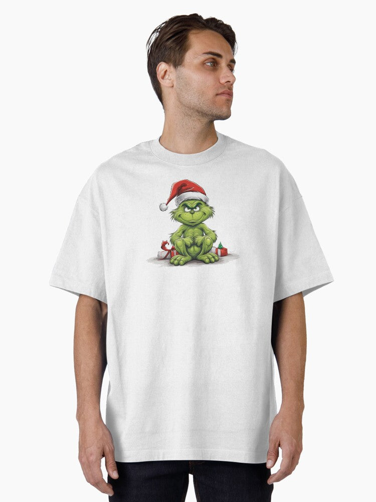 Fun Grinch Christmas Gift Oversized T Shirt T Shirt Holiday Trending Christmas Season Pick