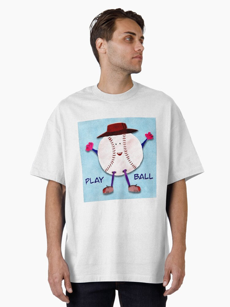 Play Ball Oversized T Shirt T Shirt Trending US Best Seller Look