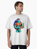 Bodybuilder Oversized T Shirt T Shirt Clean Design