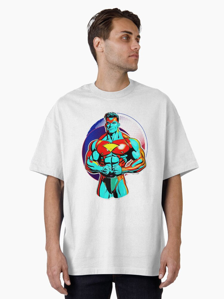 Bodybuilder Oversized T Shirt T Shirt Clean Design