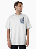 Sun glasses of the 80 in a denim pocket pumpkin Pattern Oversized Shirt T Shirt Clean Design
