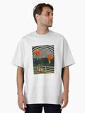 Looking Out Oversized T-Shirt | Premium Unisex T-Shirt, Trending Graphic Tee