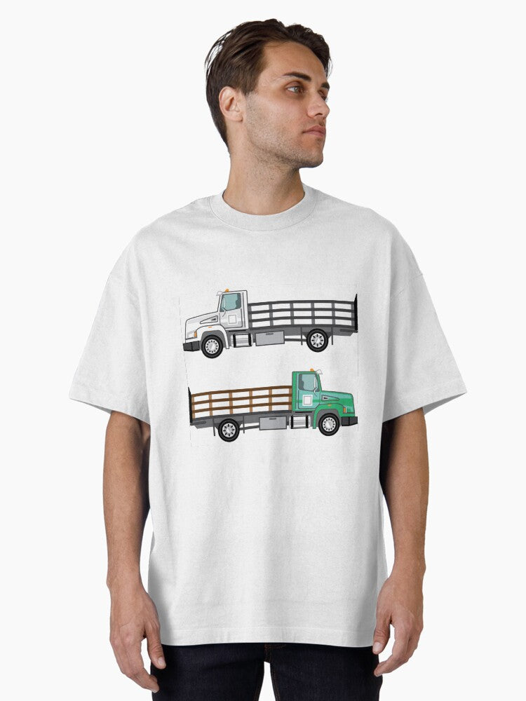 Farm Truck Oversized T Shirt T Shirt Clean Design