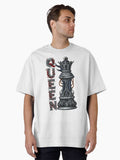 The Queen's Chess Piece Oversized T-Shirt | Premium Unisex T-Shirt, Trending Graphic Tee