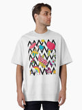 Retro Romantic patterns Valentines Day Patterns Valentines day 2022 Oversized Shirt T Shirt Clean Design