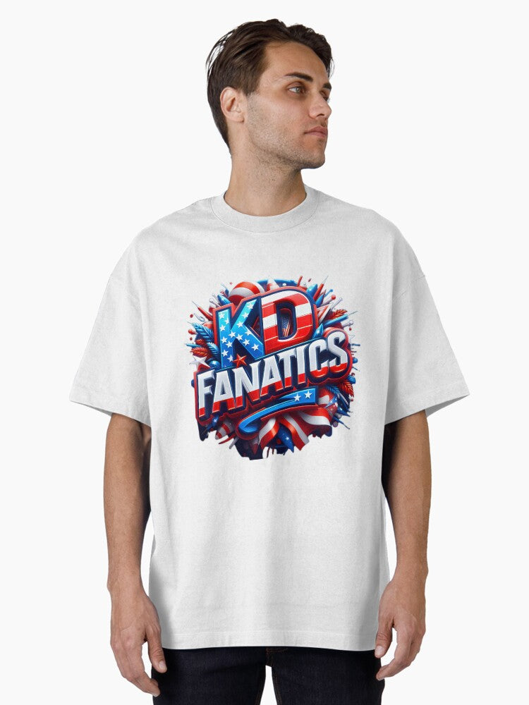 KD Fanatics Patriotic Logo Oversized Shirt T Shirt Gift Ready
