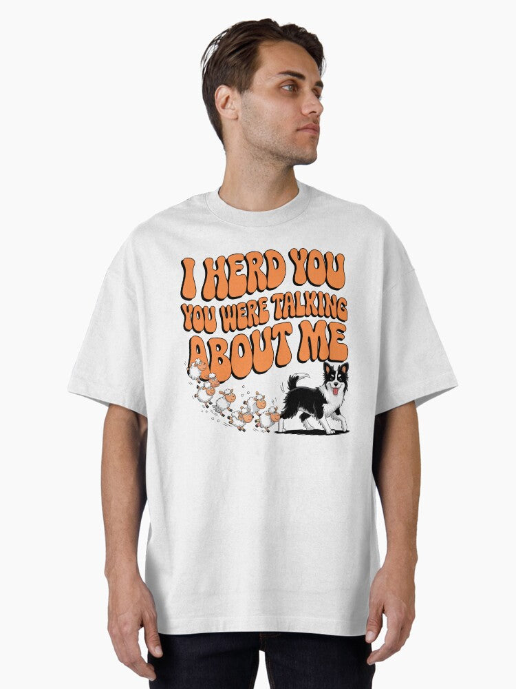 Funny Border Collie Herding Sheep Pun Design