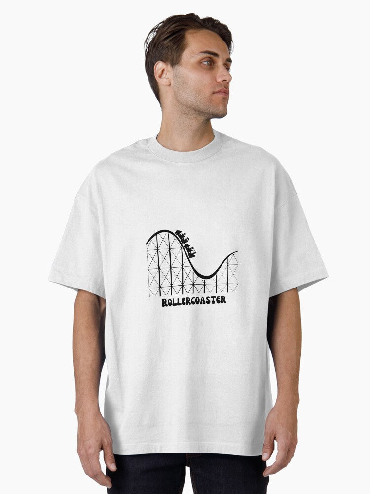 Jonas Brothers Roller Coaster Stickers Oversized T-Shirt Sticker | Trending Design | Perfect For Daily Wear