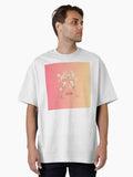 elegant line art champagne glasses clinking Cheers to 2026 modern minimalist style Oversized T Shirt T Shirt